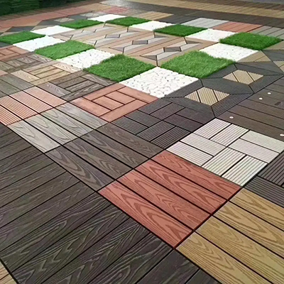 colorful wpc diy decking application