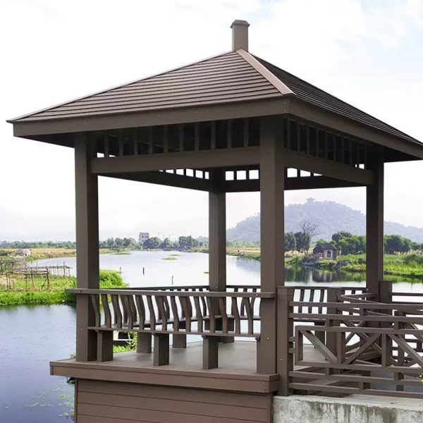 GRAY WPC Garden Pavilion