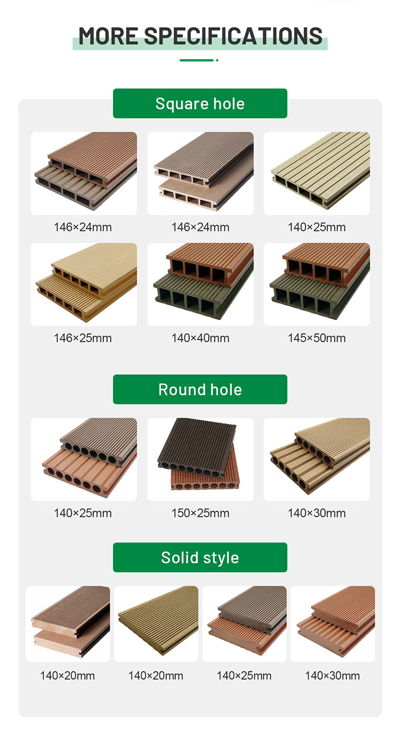 WPC Straight Grained Decking Detail 02