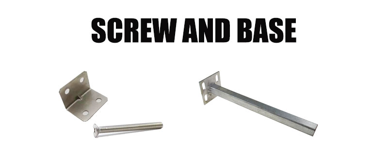 screw and base