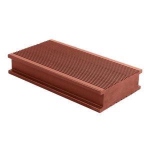 50mm thickness wpc solid straight grained decking (1)
