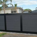 WPC Fence Electric Gate Slide Rail