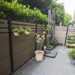 wpc composite panel fence