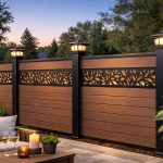 wpc-fence-with-light