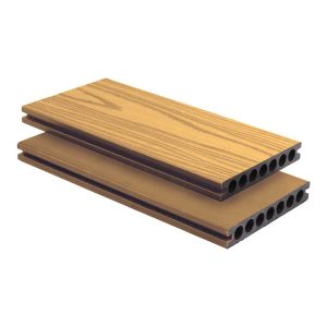 wpc pool decking second generation Natural wood color (1)