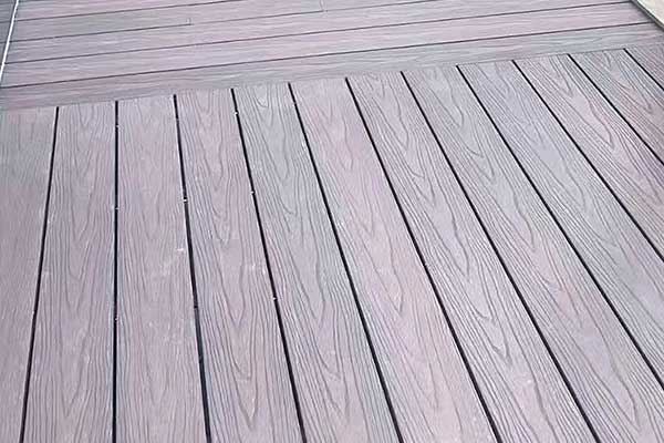 grey wpc decking install finish pictures (2)