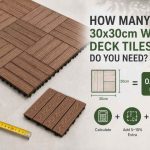 How Many 30x30cm WPC Deck Tiles Do You Need?