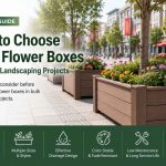 How to Choose WPC Flower Boxes for Street Landscaping?