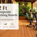12 Ft Composite Decking Boards for Outdoor Projects