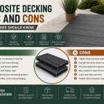 Composite decking pros and cons showing low maintenance, moisture resistance, durability, heat, expansion, cost and B2B buyer considerations