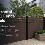 Horizontal WPC Fence Panels for Modern Privacy Fencing