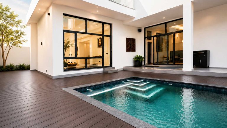 Safe and Durable Flooring Around Pools