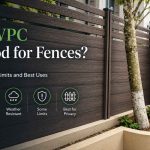 WPC fence panels for outdoor privacy fencing with low-maintenance and weather-resistant composite boards