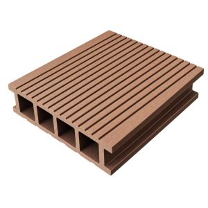 square wood plastic decking